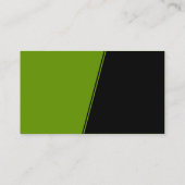 Steep Slope - Groen en Zwart Visitekaartje (Achterkant)