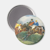Steeple Chase Horses 2 Magneet (Voorkant / Achterkant)