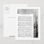 Steeple & Moon Nieuwjaarslied Feestdagenkaart (Voorkant / Achterkant)