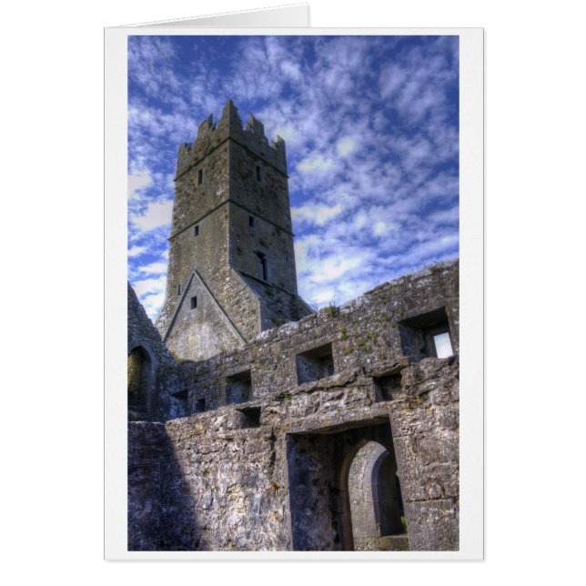 Steeple van Ross Errilly Friary (Voorkant)