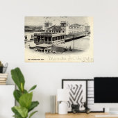 Steeplechase Pier Atlantic City 1904 Poster (Thuiskantoor)