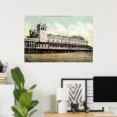 Steeplechase Pier, Atlantic City NJ 1909 Poster (Thuiskantoor)
