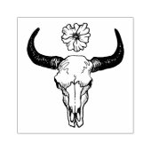 Steer Skull Rubberstempel (Afrduk)