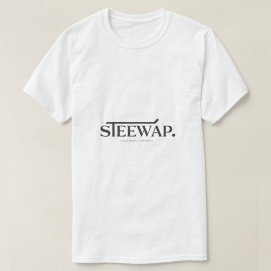 STEEWAP - Logo Sarcastique unique pour T-shirts ho (Design devant)