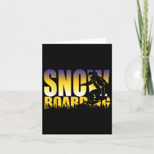 Steezy Snowboarden Gnarly Gift Kaart