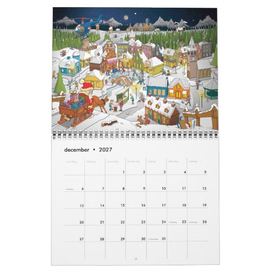 Stef’s cartoon kalender (Dec 2027)