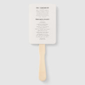 Steg roestterracotta floropink chic handwaaier (Achterkant)