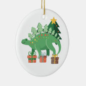 Stego-Festive Stegosaurus Christmas Ornament (Rechts)