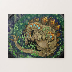 Stegosaurous Dinosaur Art Legpuzzel