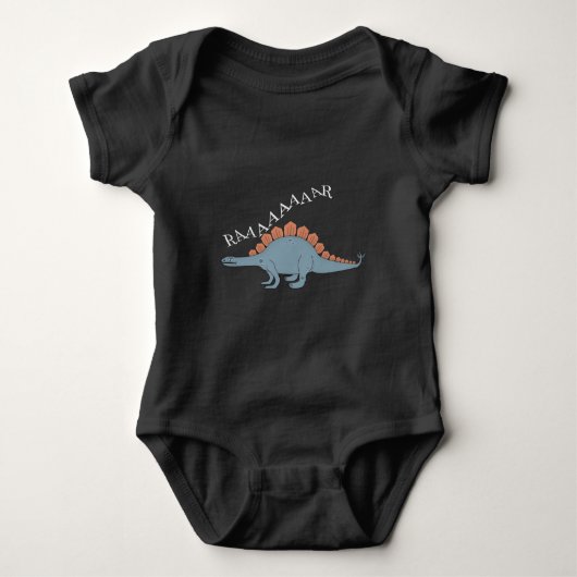 Stegosaurus - Baby Jersey Romper (Voorkant)