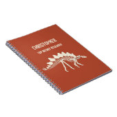 Stegosaurus Botten Dinosaur Dig Notitieboek (Rechterzijde)