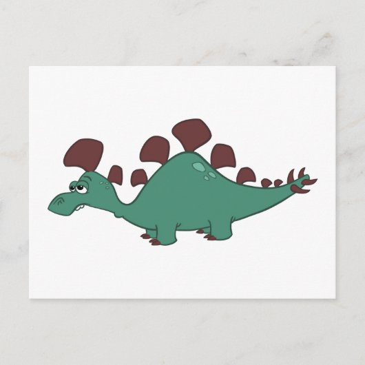 Stegosaurus Briefkaart (Voorkant)