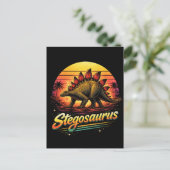 Stegosaurus Briefkaart (Staand voorkant)