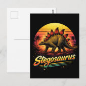 Stegosaurus Briefkaart (Voorkant / Achterkant)