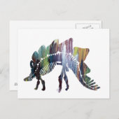 Stegosaurus Briefkaart (Voorkant / Achterkant)