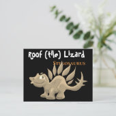Stegosaurus Briefkaart (Staand voorkant)