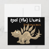 Stegosaurus Briefkaart (Voorkant / Achterkant)