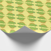 Stegosaurus Dinosaur Birthday Party Cadeaupapier (Hoek)