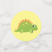 Stegosaurus Dinosaur Birthday Party Confetti (Kleine voorkant)