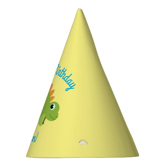 Stegosaurus Dinosaur Birthday Party Feesthoedjes (Rechts)