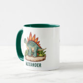 Stegosaurus Dinosaur Mok (Voorkant links)