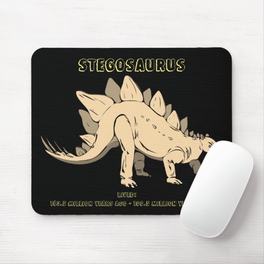 Stegosaurus Dinosaur Muismat (Met muis)