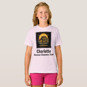 Stegosaurus Dinosaur Prehistorische Maan T-shirt