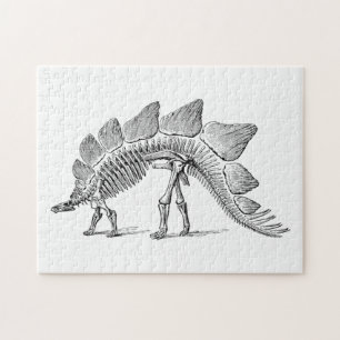 Stegosaurus Dinosaur Skeleton Fossil Legpuzzel