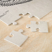 Stegosaurus Dinosaur Skeleton Fossil Legpuzzel (Zijkant)