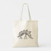 Stegosaurus Dinosaur Skeleton Fossil Tote Bag (Achterkant)