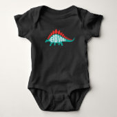 Stegosaurus Herbivore Dinosaur Romper (Voorkant)