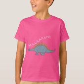 Stegosaurus — Kinderen Basic T-Shirt (Voorkant)