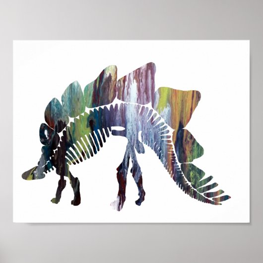 Stegosaurus Poster (Voorkant)