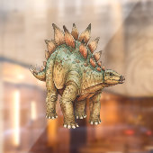 Stegosaurus  raamsticker (Vel 2)