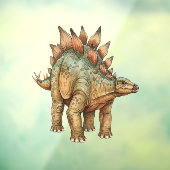 Stegosaurus  raamsticker (Vel 3)