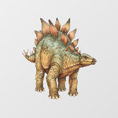Stegosaurus  raamsticker (Vel)