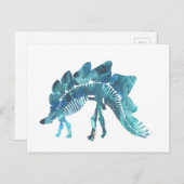 Stegosaurus Skeleton Briefkaart (Voorkant / Achterkant)