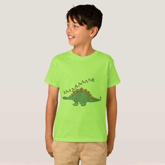 Stegosaurus - T-shirt de base pour enfants (Devant entier)