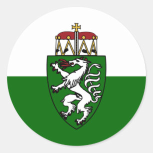 Steiermark, Oostenrijk Ronde Sticker