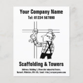 Steiger Cartoon Ontwerp Flyer (Voorkant)