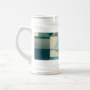 Stein 22 oz - Minimalistische geometrische patrone Bierpul