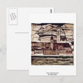 Stein an Der Donau II van Schiele Egon Briefkaart (Voorkant / Achterkant)