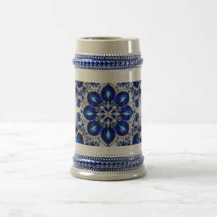 Stein Mok met Blauw Wit Kleuren Ontwerp
