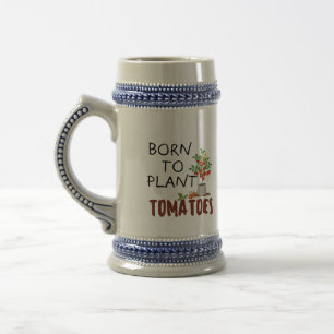 Stein mok met grappige tuinman quote