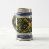Stein Mok met Jamaicaanse kleuren Design (Voorkant links)