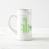 Stein mok( Wit/Goud) Bierpul (Links)