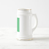 Stein Mug - Ajouter votre image Blanc & Or (Devant droit)