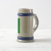 Stein Mug - Ajouter Votre Image Gris & Bleu (Devant droit)