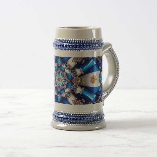 Stein Mug aux couleurs argentines (Devant droit)