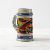Stein Mug aux couleurs belges Design (Devant gauche)